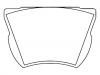 Brake Pad Set:D67-710